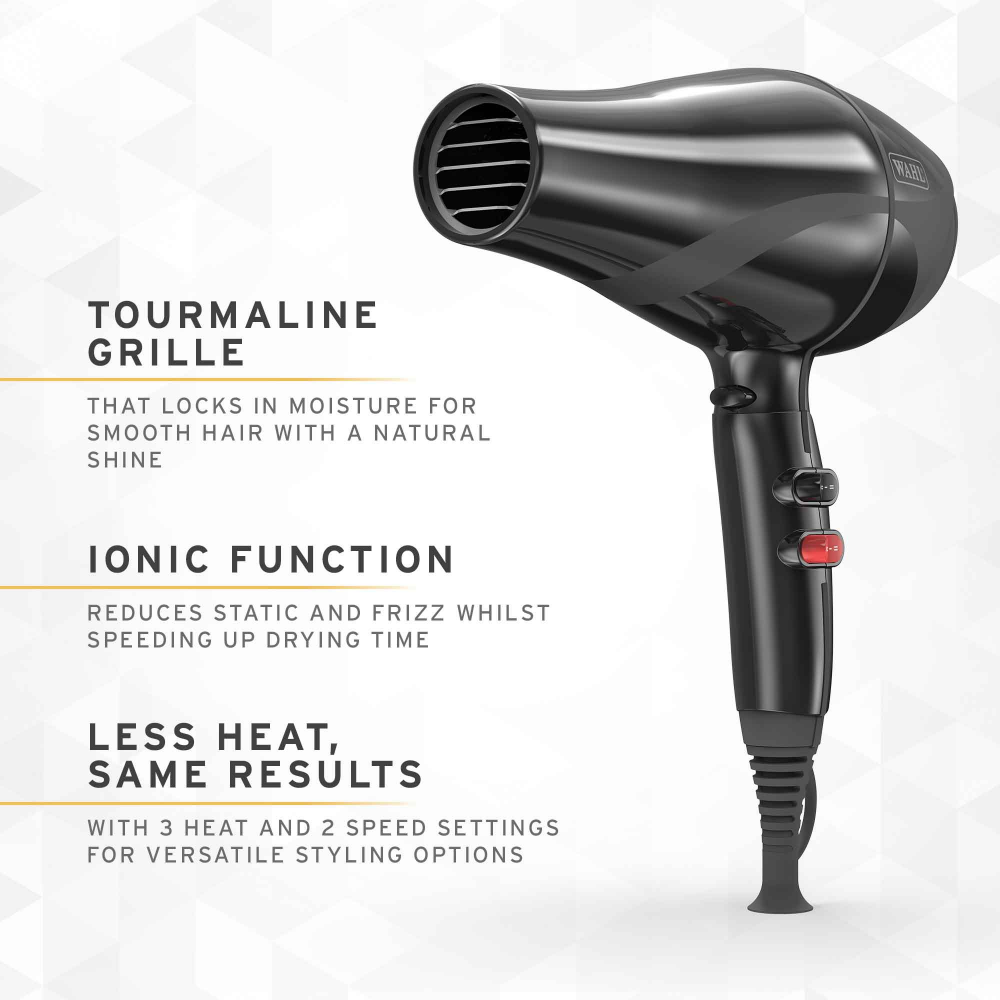 Wahl Professional Pro Keratin Hair Dryer 2200W Black