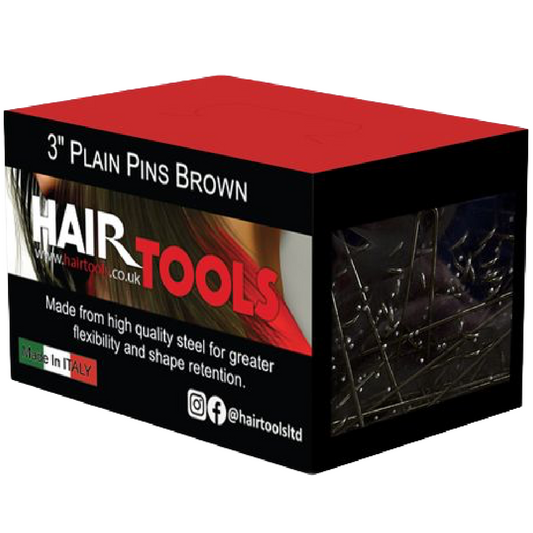 Hair Tools Plain Pins Brown 3 Inch 500 Pack