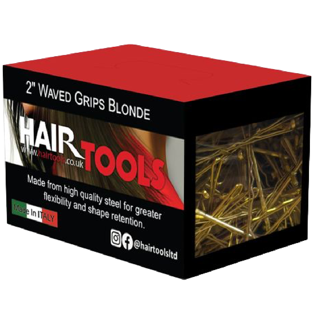 Hair Tools Waved Grips Blonde 2 Inch 500 Pack