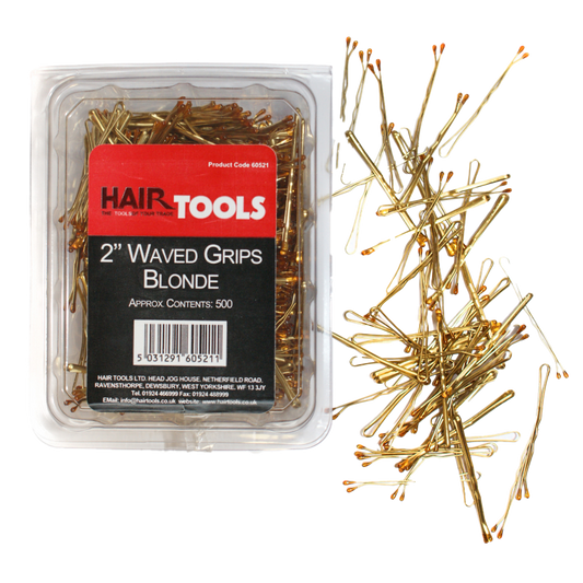 Hair Tools Waved Grips Blonde 2 Inch 500 Pack
