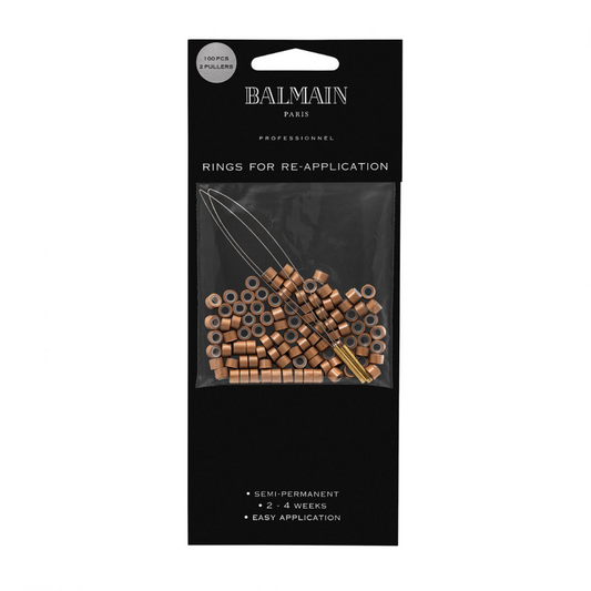 Balmain Soft Rings Brown 100 Pack