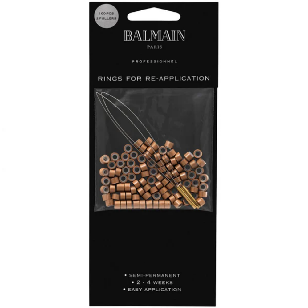 Balmain Soft Rings Brown 100 Pack