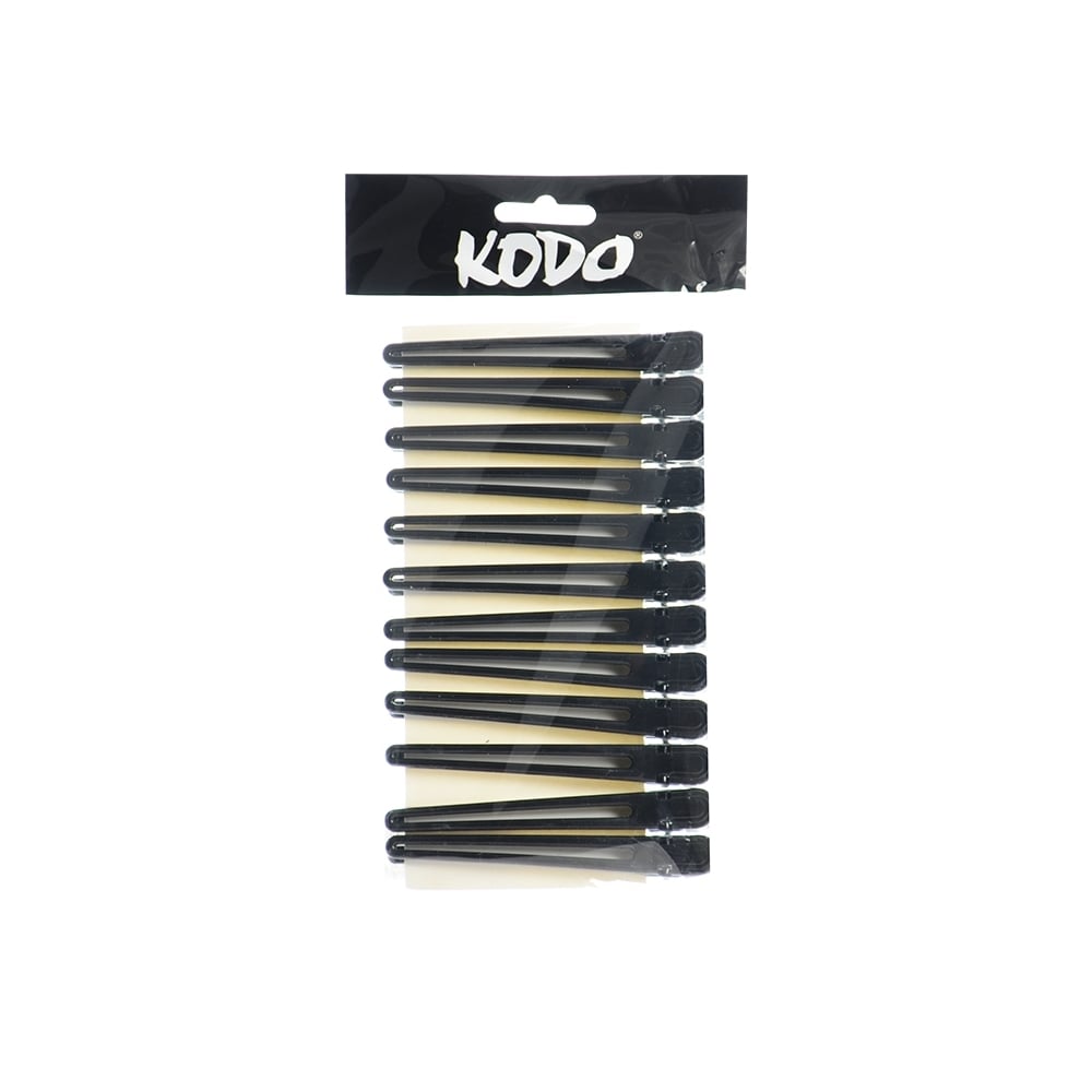 Kodo Duck Clips Black 12 Pack