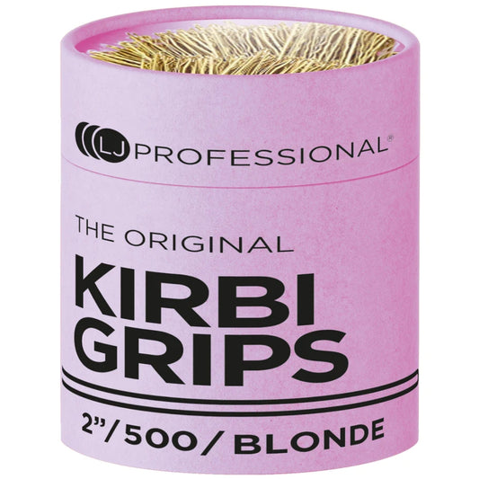 LJ Professional Wavy KirbiGrips Blonde 2 Inch 500 Pack