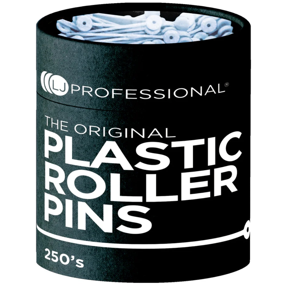 LJ Professional Thick Plastic Roller Hair Pins 250 Pack