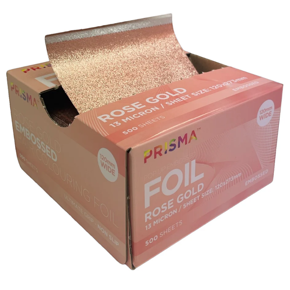 Prisma Pop-up Embossed Foil Rose Gold 500 Pack