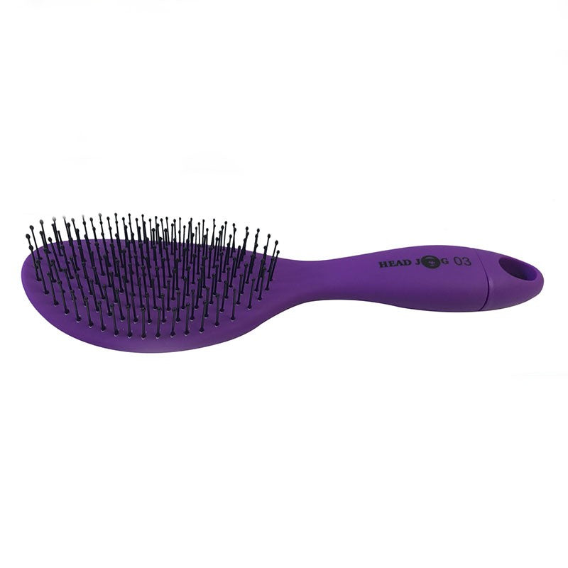 Head Jog Oval Paddle Brush Purple