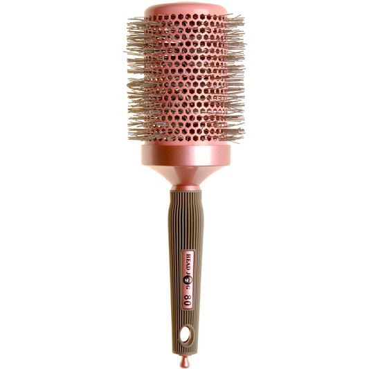 Head Jog Ionic Ceramic Radial Brush Pink 80 60mm