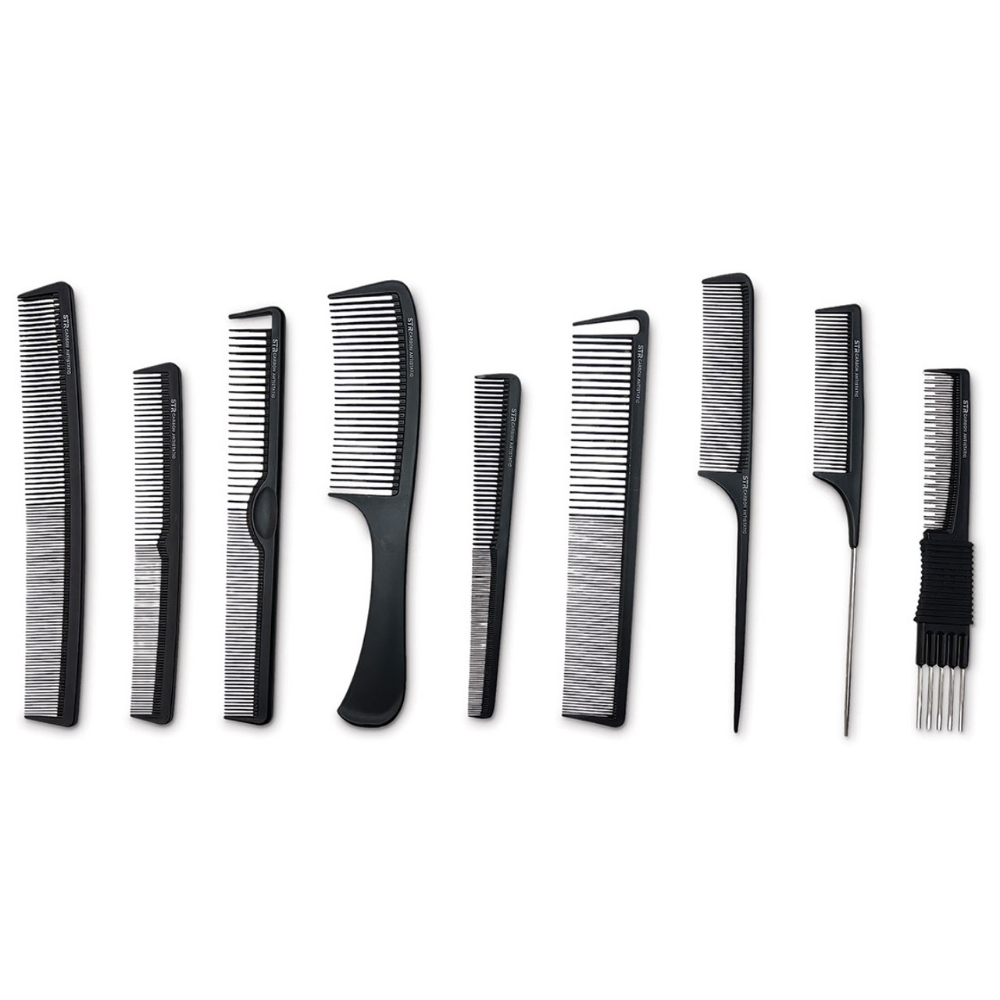 STR Carbon Comb Set 9 Piece