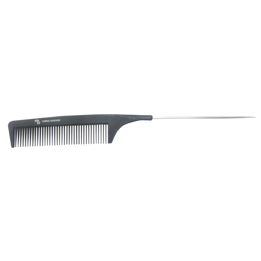 STR Carbon Pin Tail Comb 8.5 Inch