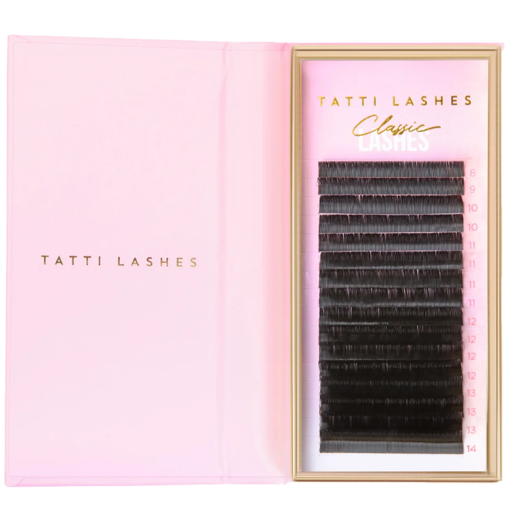 Tatti Lashes Mixed Length C Curl 0.15 Classic Individual Lashes Black