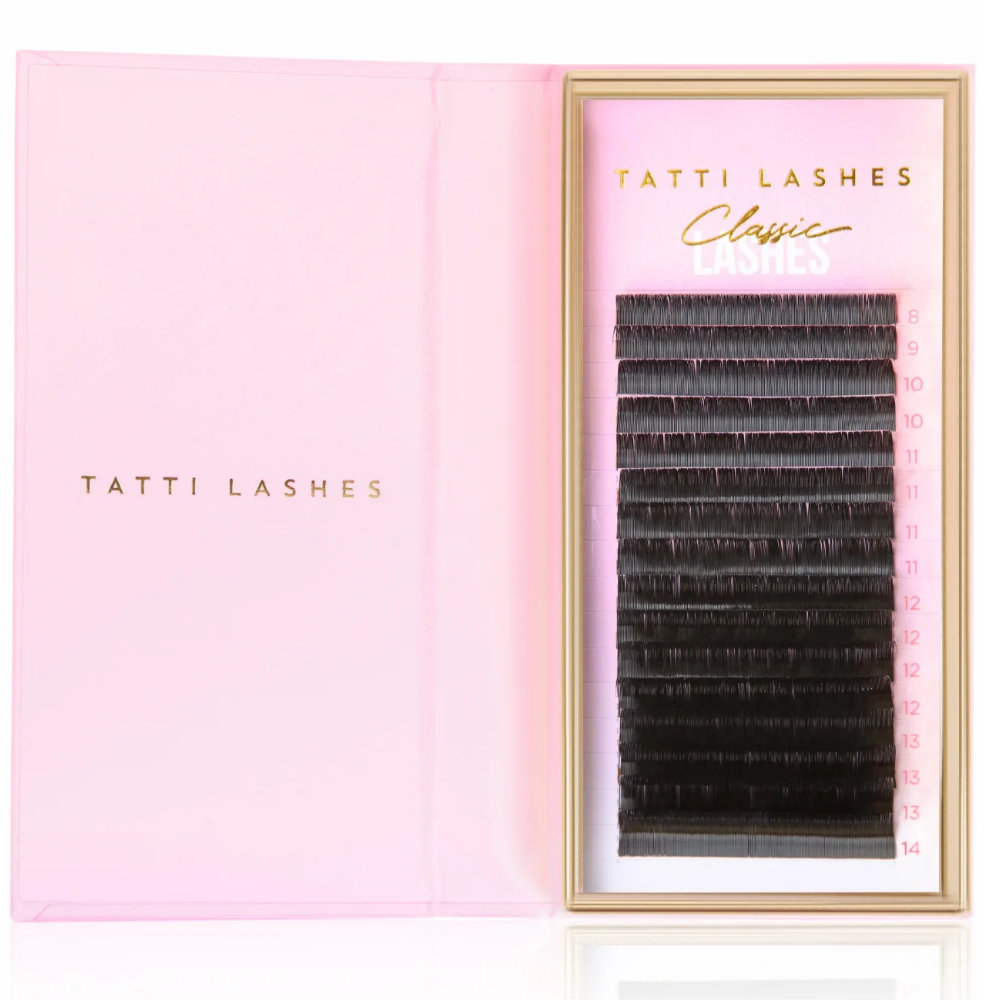 Tatti Lashes Mixed Length C Curl 0.20 Classic Individual Lashes Black