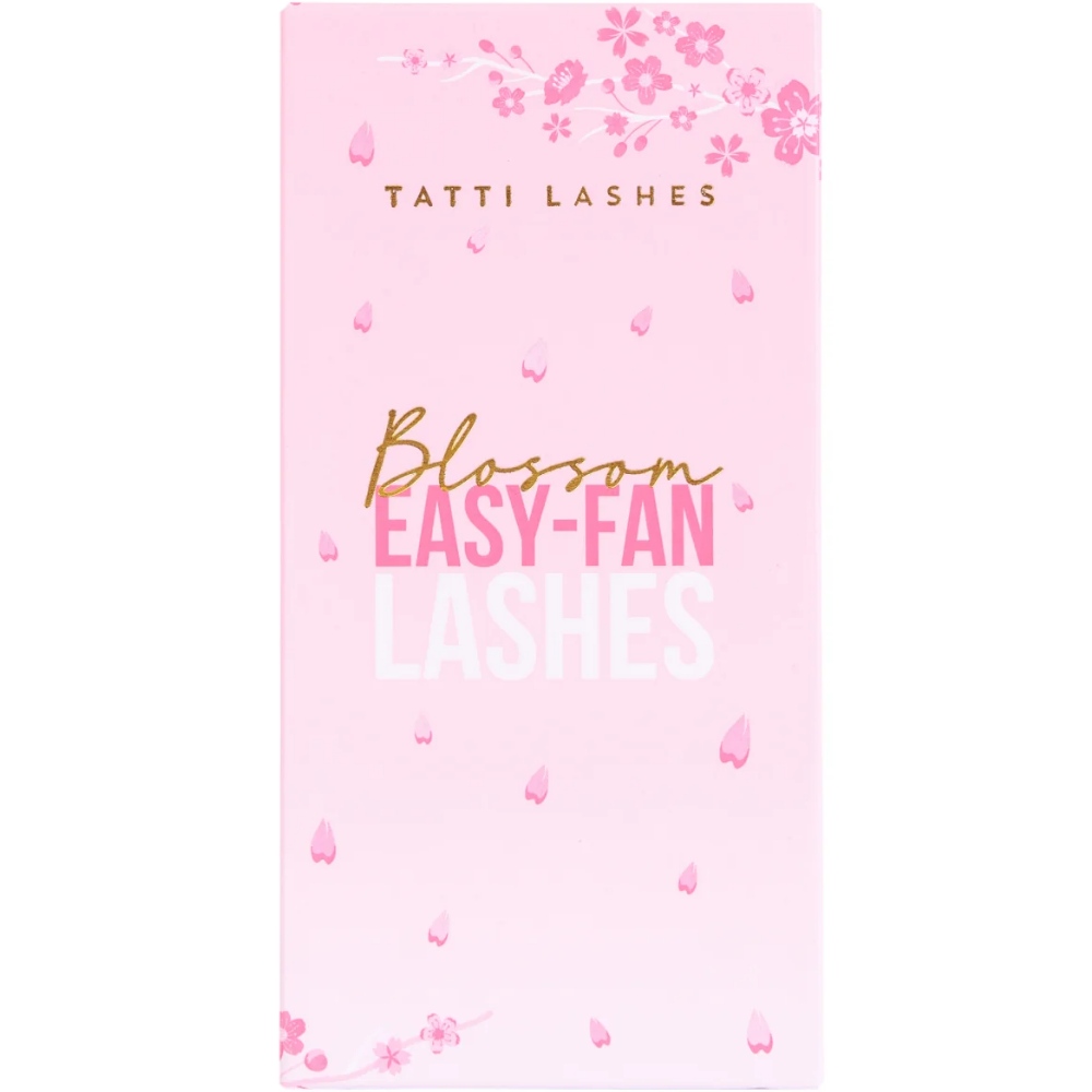 Tatti Lashes Mixed Length C Curl 0.03 Blossom Easy-Fan Individual Lashes Black