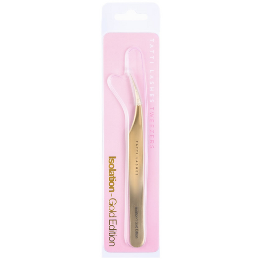Tatti Lashes Isolation 1 Gold Edition Tweezer