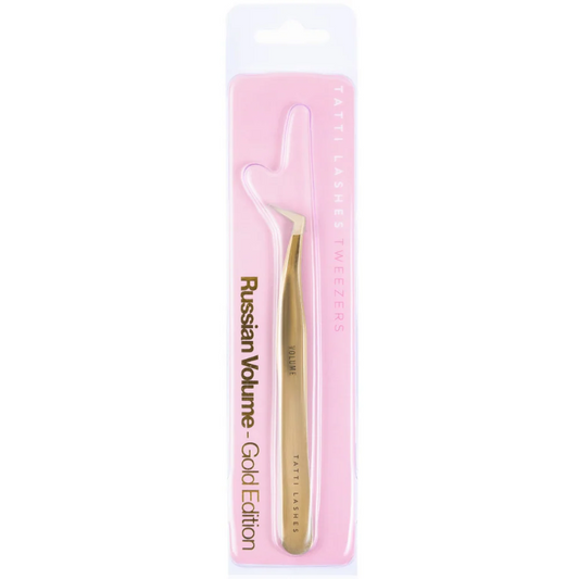 Tatti Lashes Russian Volume Gold Edition Tweezer