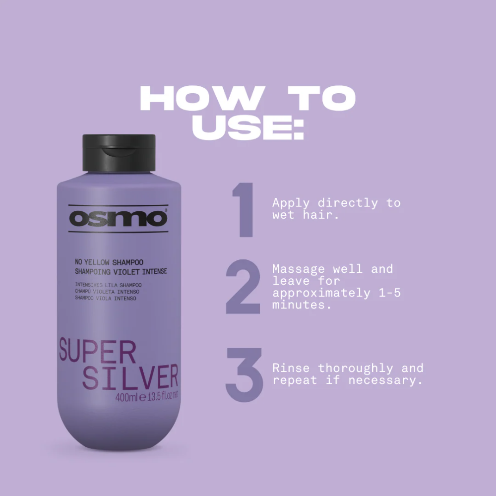 Osmo Super Silver No Yellow Shampoo 400ml