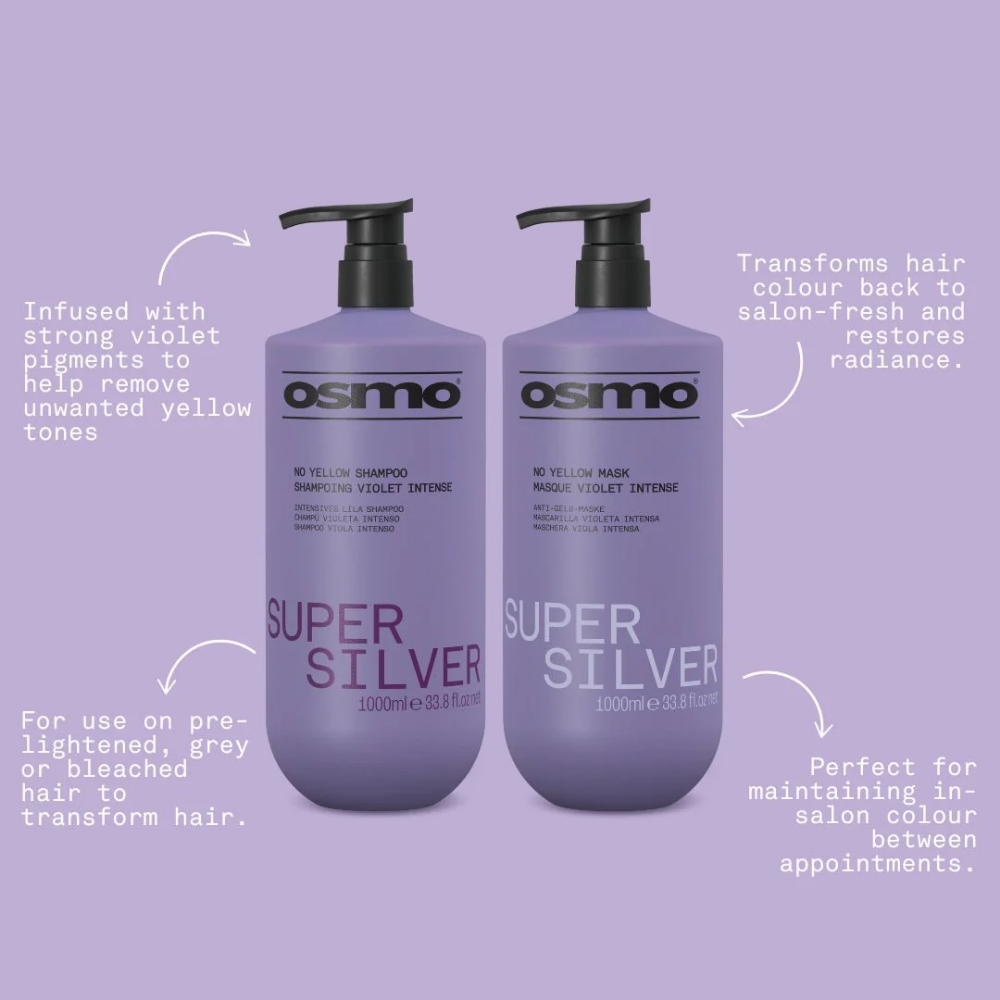 Osmo Super Silver No Yellow Shampoo 1000ml