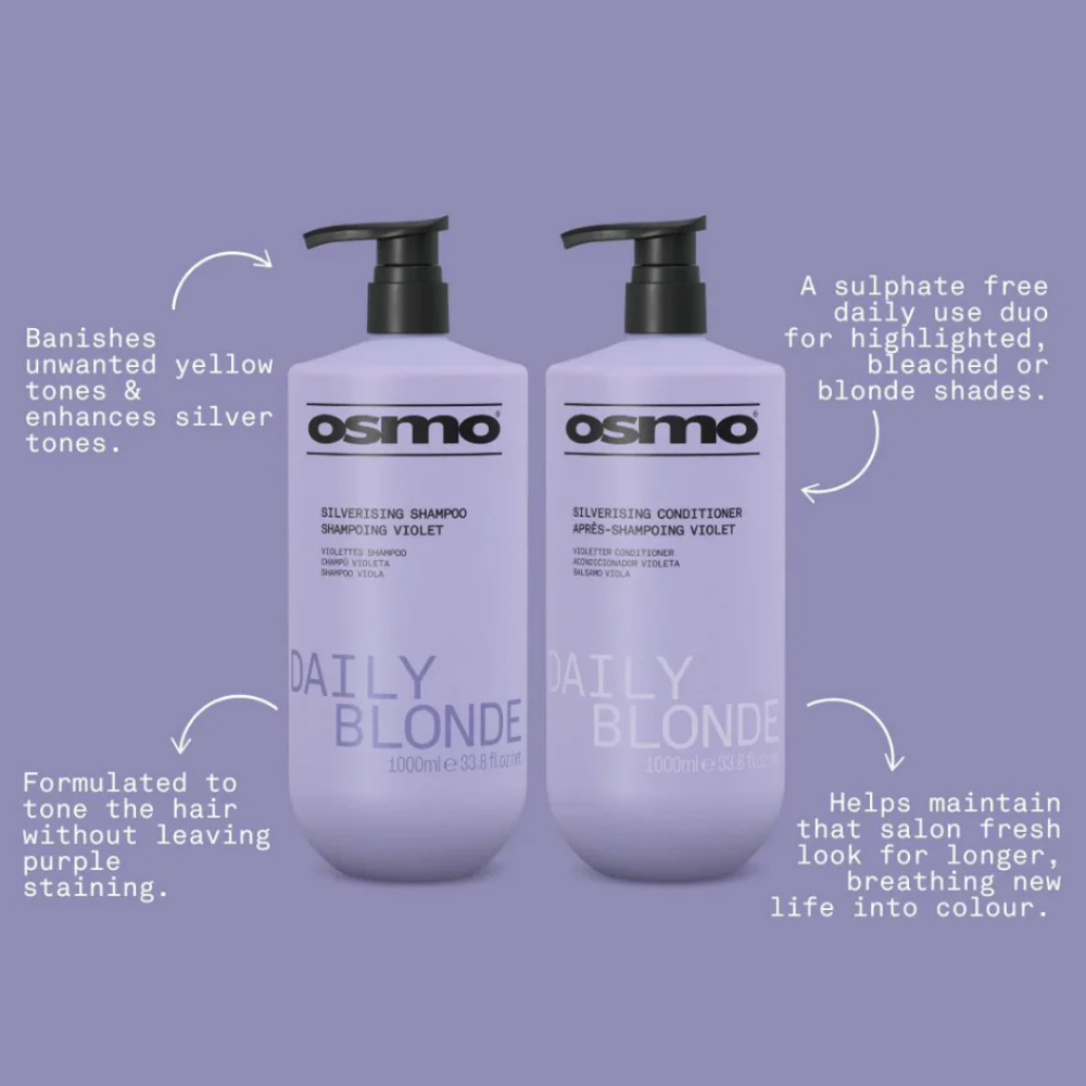 Osmo Silverising Shampoo & Conditioner Duo 1000ml