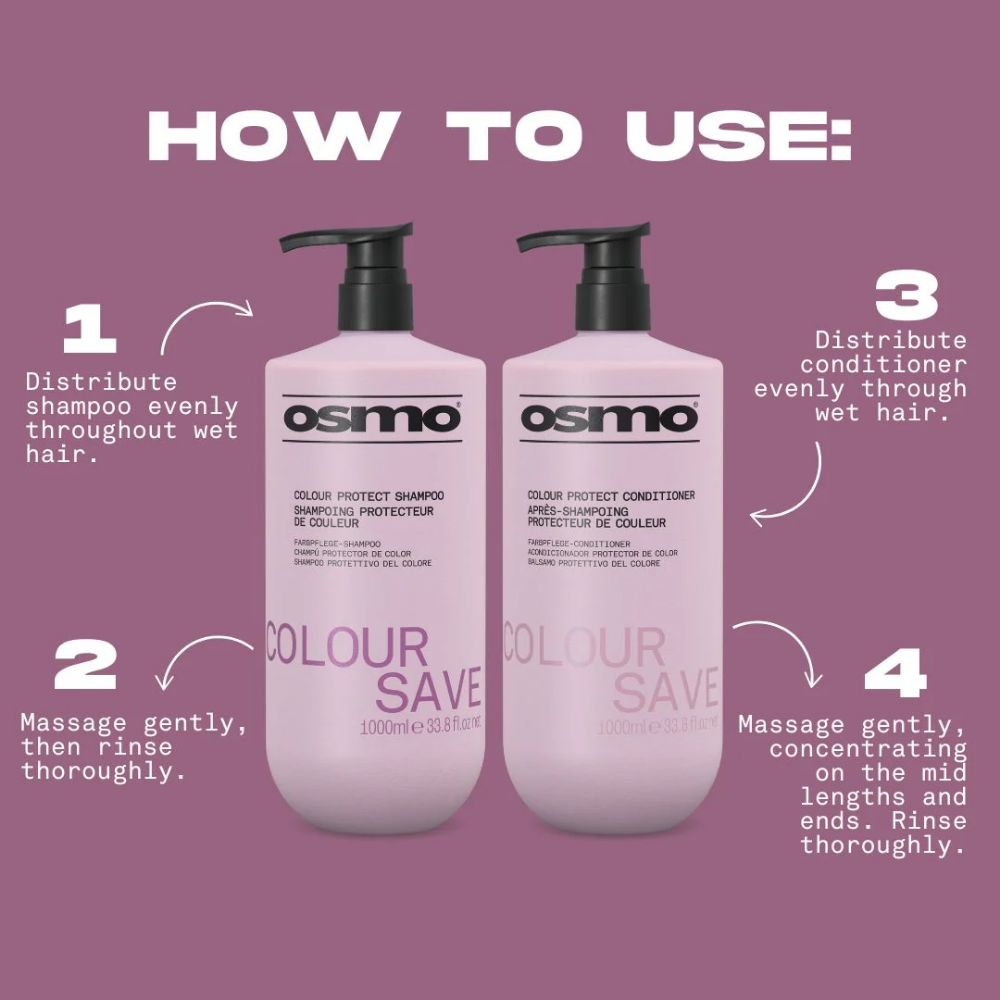 Osmo Colour Save Shampoo & Conditioner Duo 1000ml