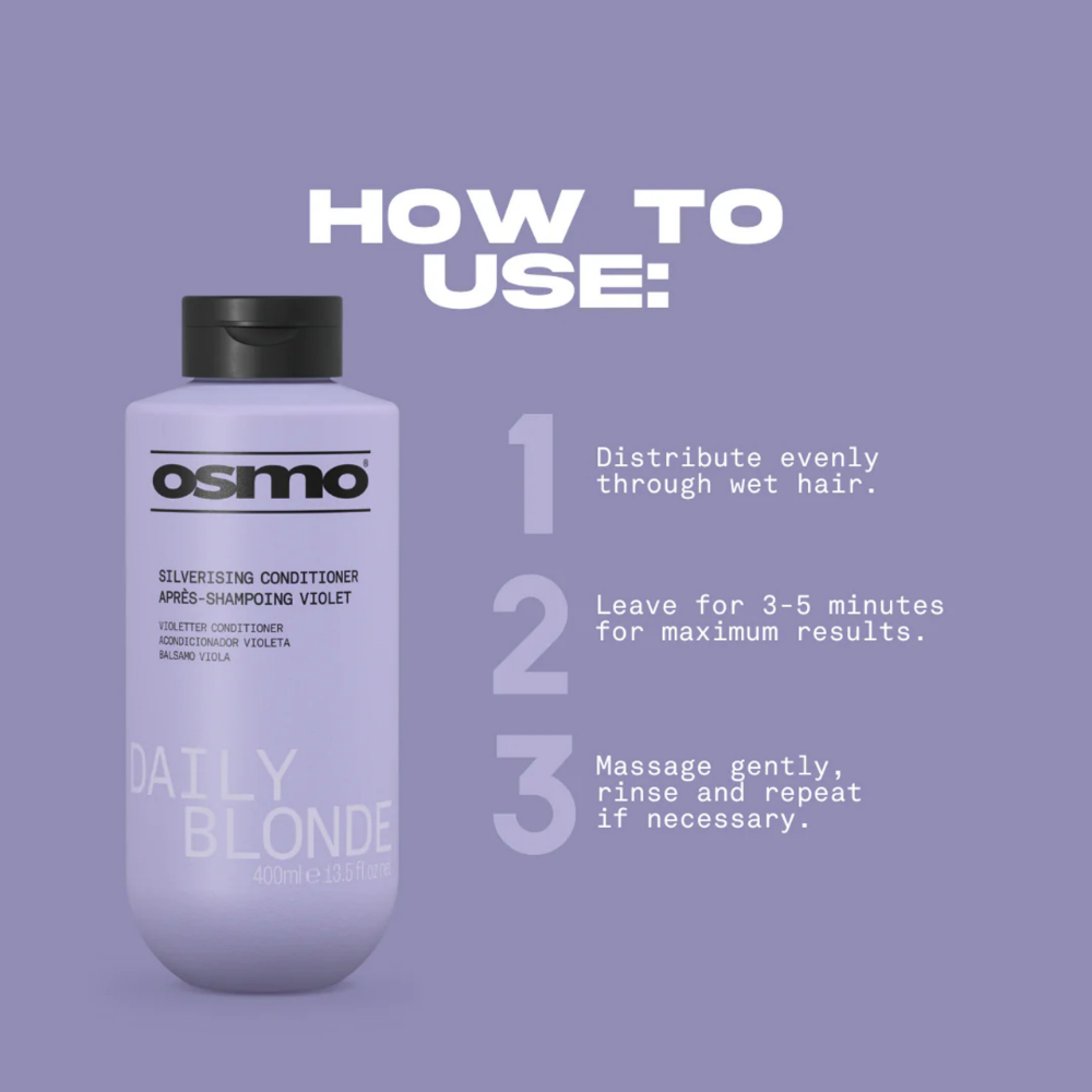 Osmo Daily Blonde Silverising Conditioner 400ml