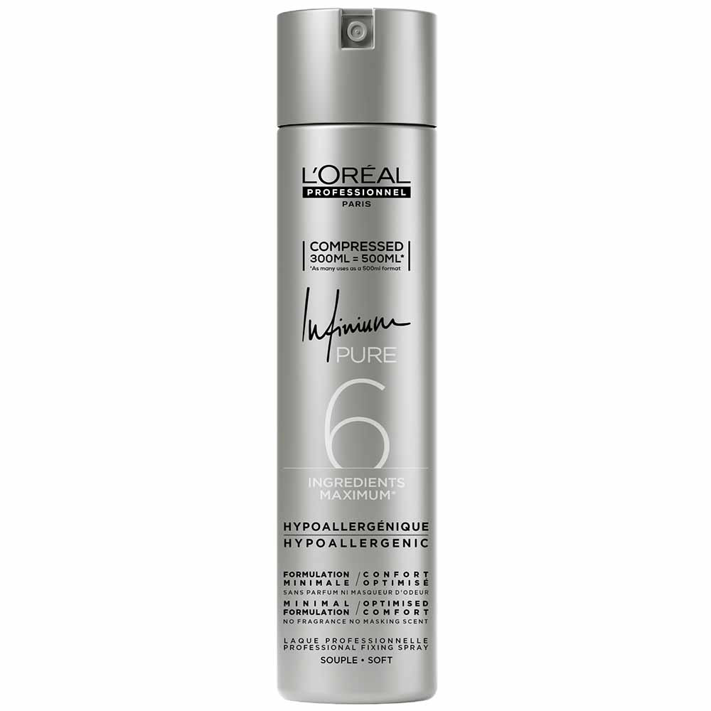 L'Oreal Professionnel Infinium Pure 6 Soft Hairspray 300ml