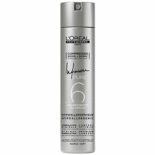 L'Oreal Professionnel Infinium Pure 6 Soft Hairspray 300ml