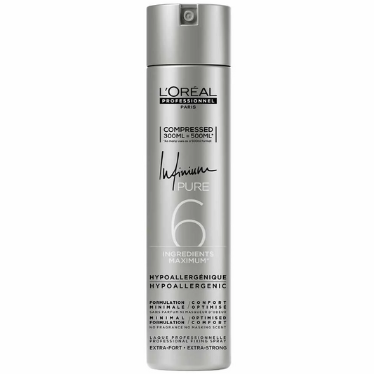 L'Oreal Professionnel Infinium Pure 6 Extra Strong Hairspray 300ml