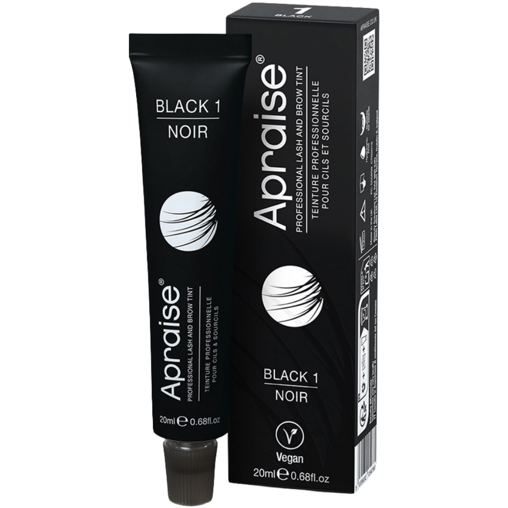 Apraise Eyelash & Brow Tint 1 Black 20ml