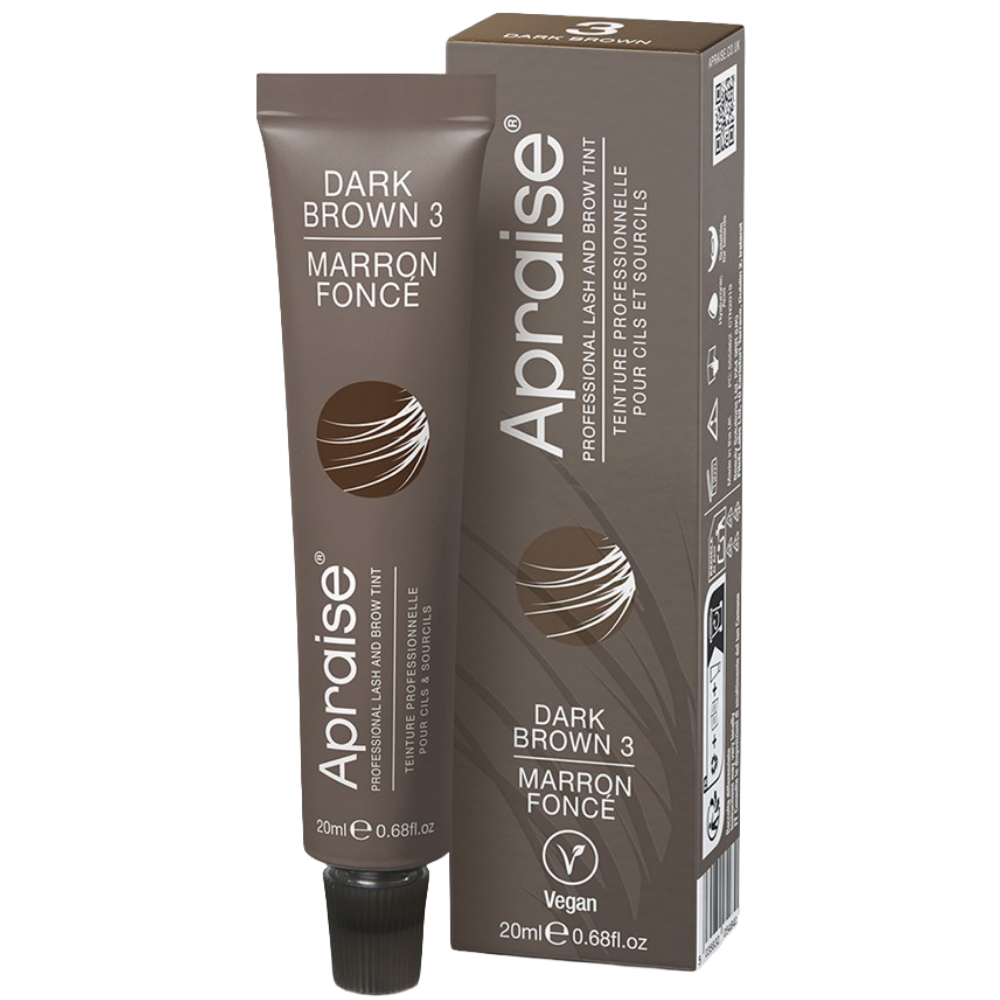 Apraise Eyelash & Brow Tint 3 Dark Brown 20ml