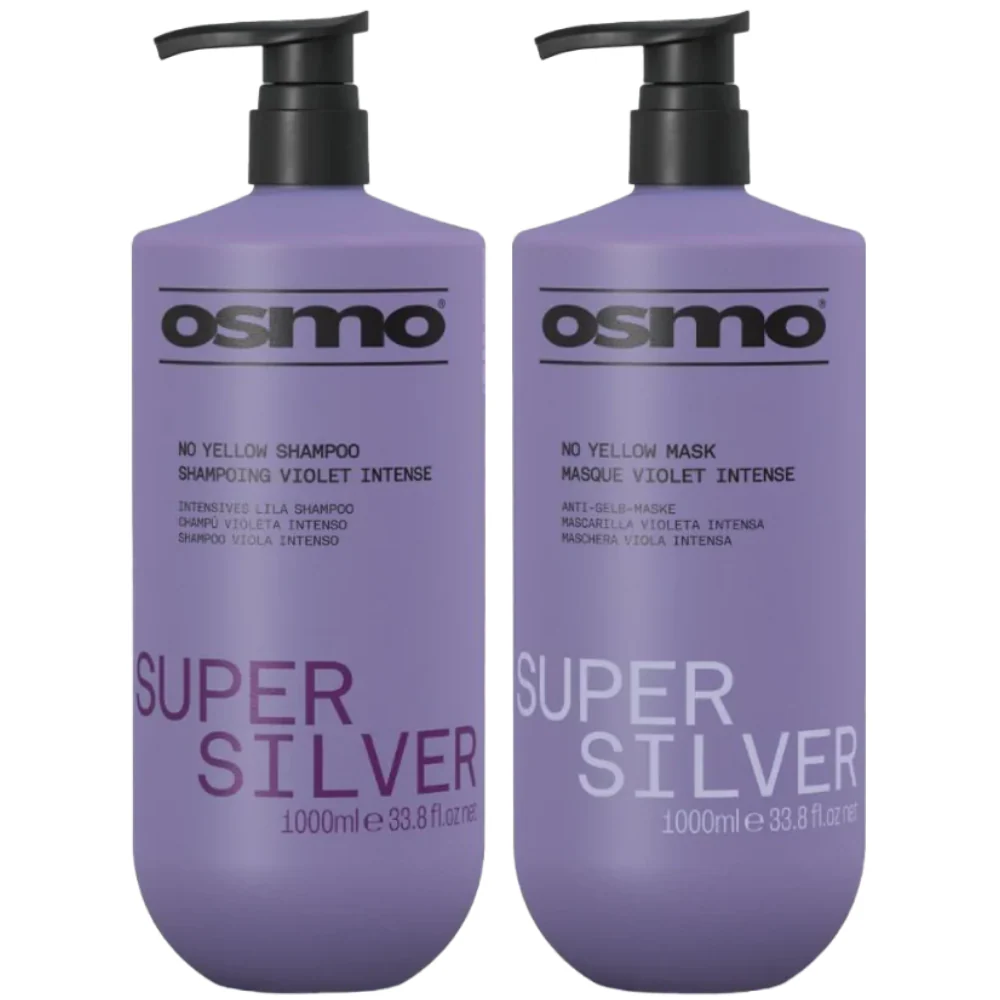 Osmo Super Silver No Yellow Shampoo & Conditioner Duo 1000ml