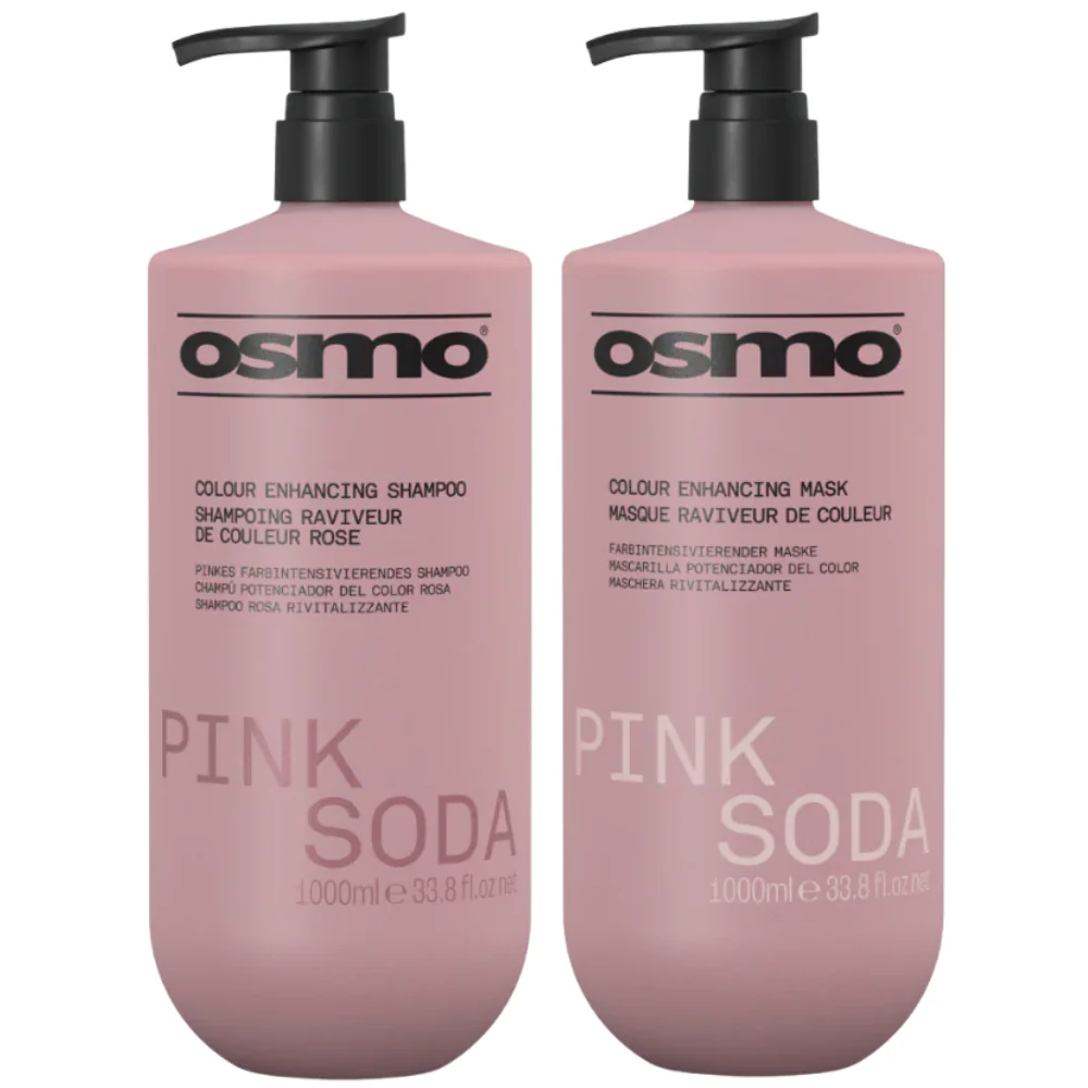 Osmo Pink Soda Colour Enhancing Shampoo & Conditioner Duo 1000ml
