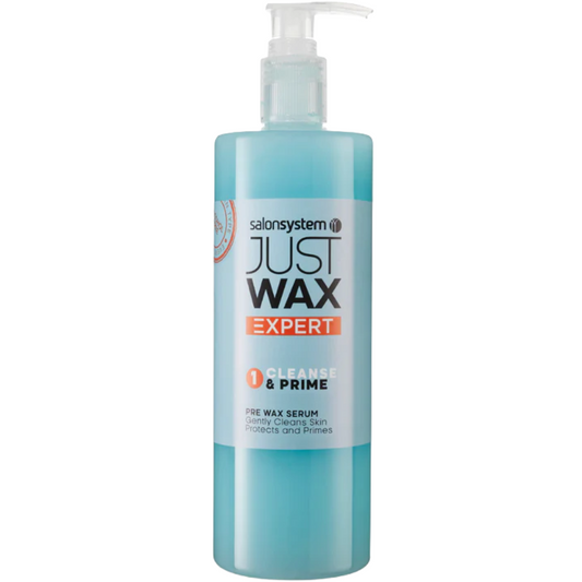 Salon System Just Wax Expert Cleanse And Prime Serum 500ml