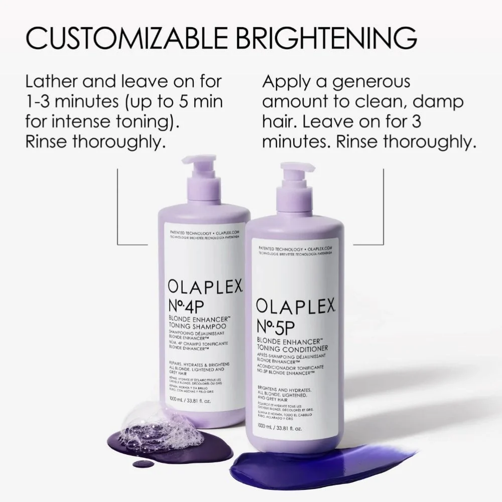 Olaplex No.4P Blonde Enhancing Toner Shampoo 1000ml