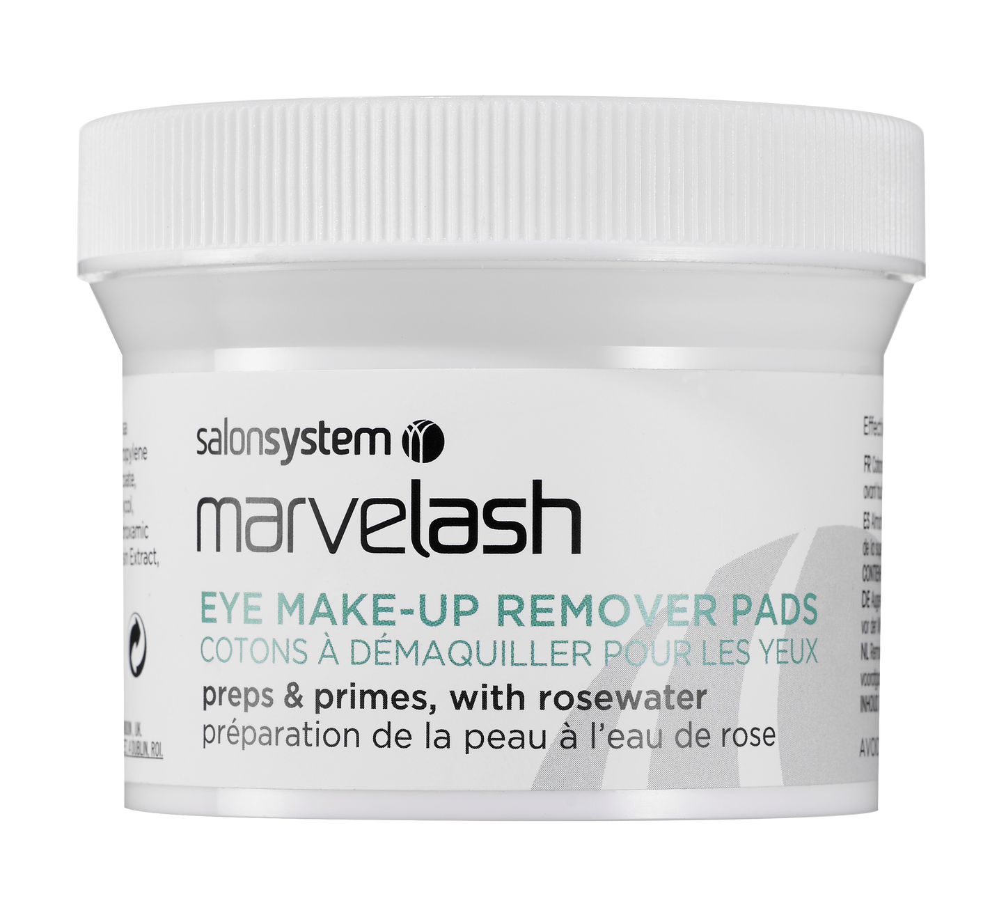 Salon System Lash & Brow Makeup Remover Pads 50 Pack