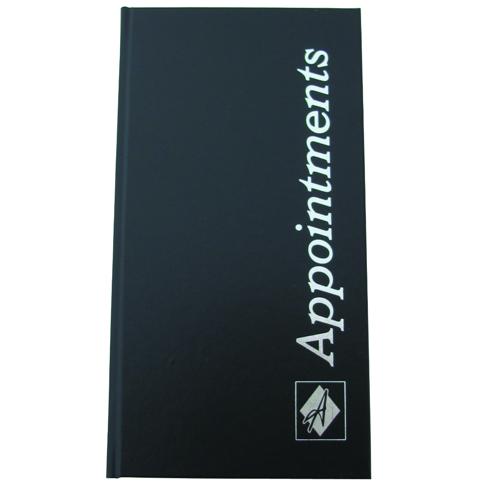 Dennis Williams Appointment Book 3 Columns Black