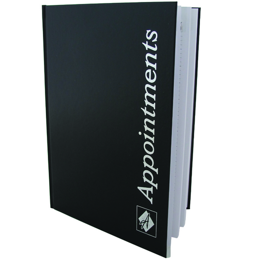 Dennis Williams Appointment Book 6 Columns Black