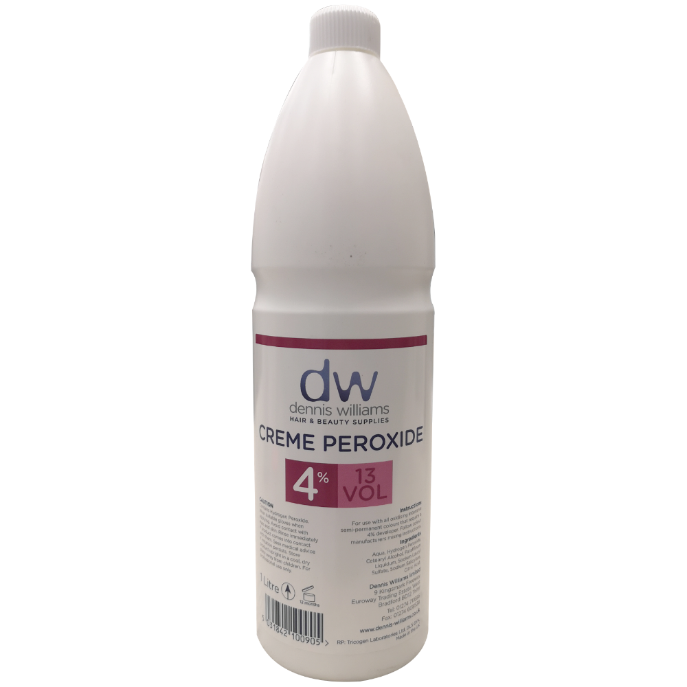Dennis Williams Creme Peroxide 4% 13 Vol 1000ml