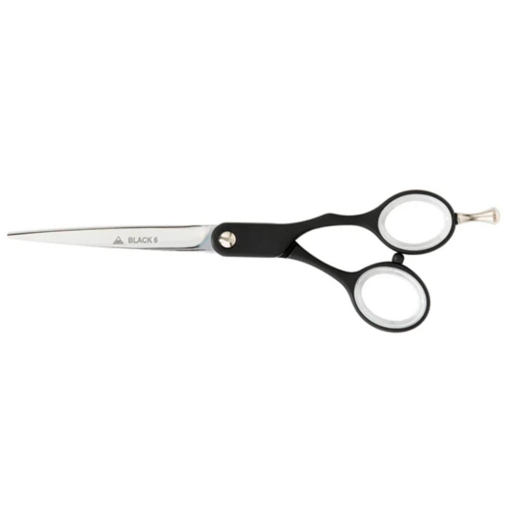 AMA Silhouette Offset Scissors Black 6 Inch