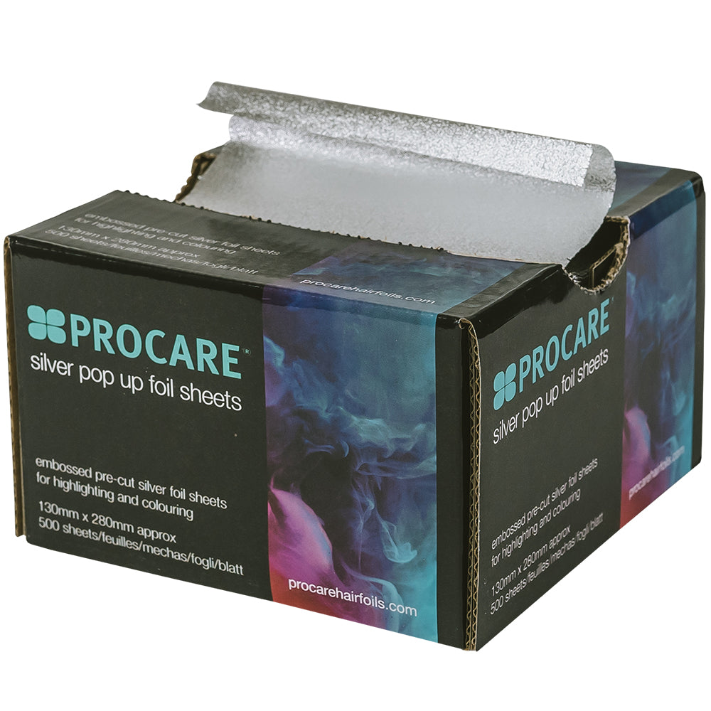 Procare Pop-Up Embossed Foil Sheets 130mm x 280mm 500 Pack