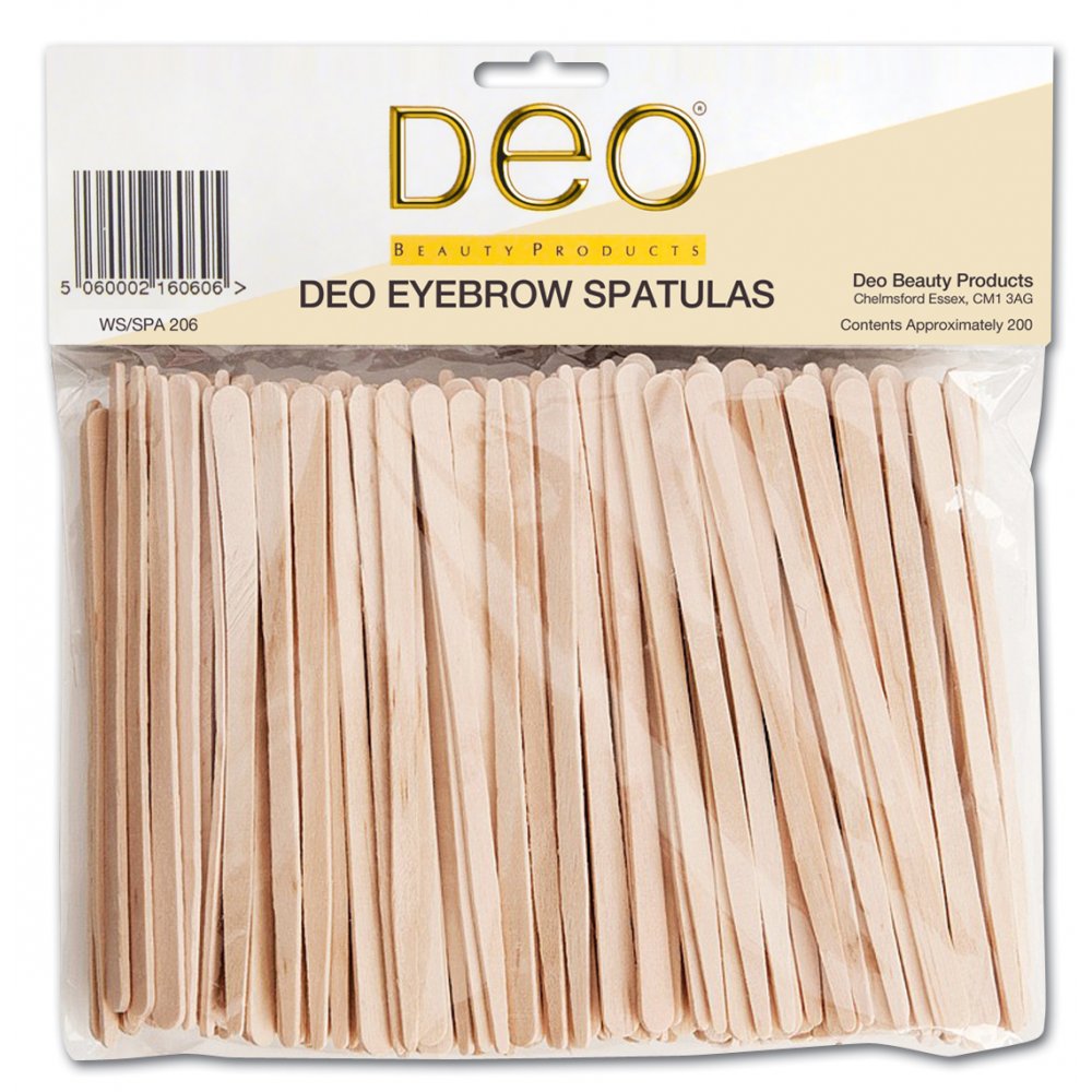 Deo Eyebrow Spatulas 200 Pack
