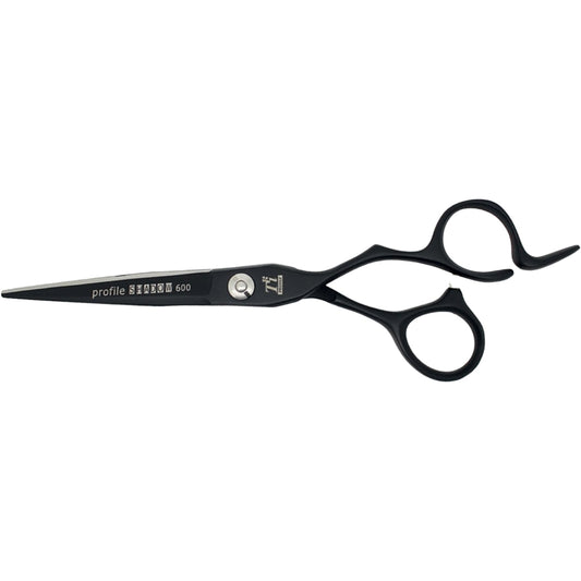 TRI Matt Black Profile Shadow Offset Scissors 5.5 Inch