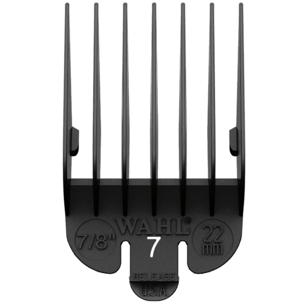 Wahl Professional No.7 Grade Comb Attachment Black