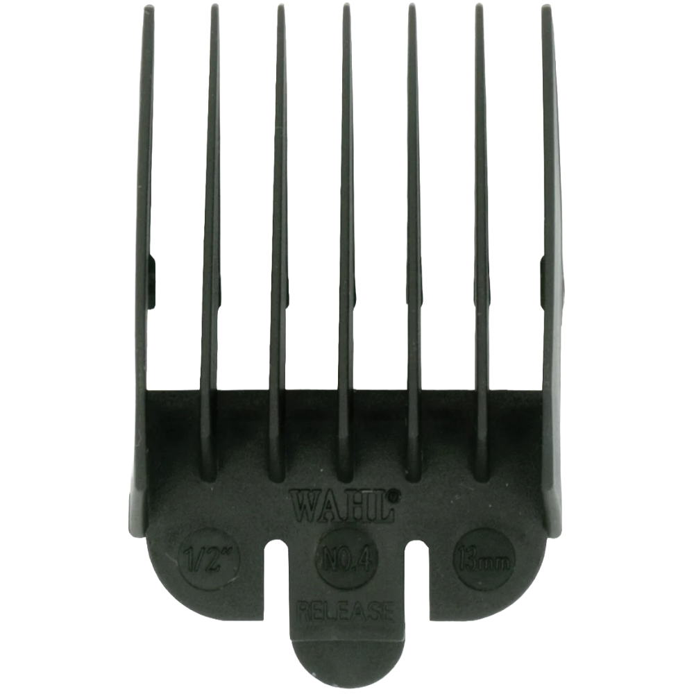 Wahl Professional No.4 Grade Comb Attachment Black