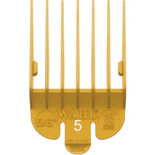 Wahl Professional Plastic Clipper Comb Attachment No.5 Yellow