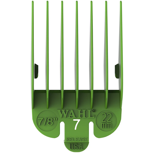 Wahl Professional No.7 Grade Comb Attachment Green