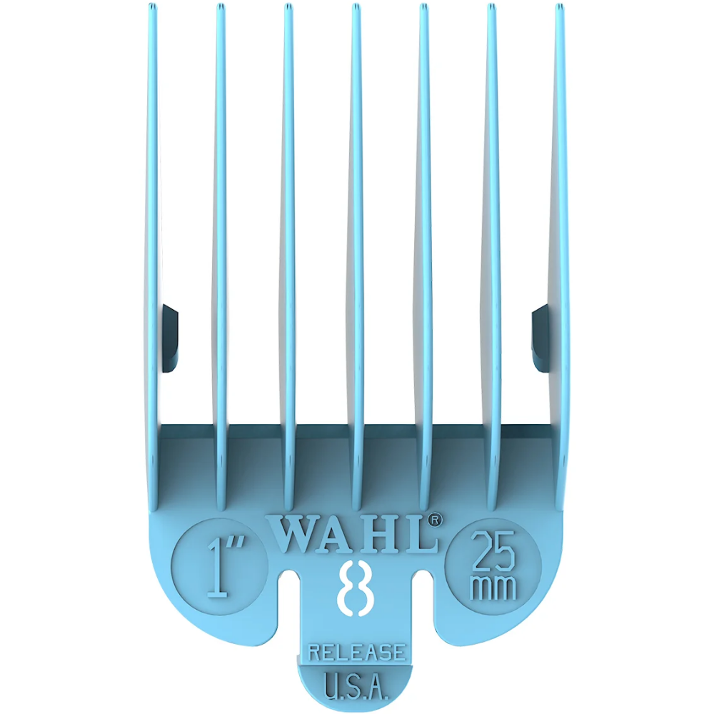 Wahl Professional No.8 Grade Comb Attachment Light Blue