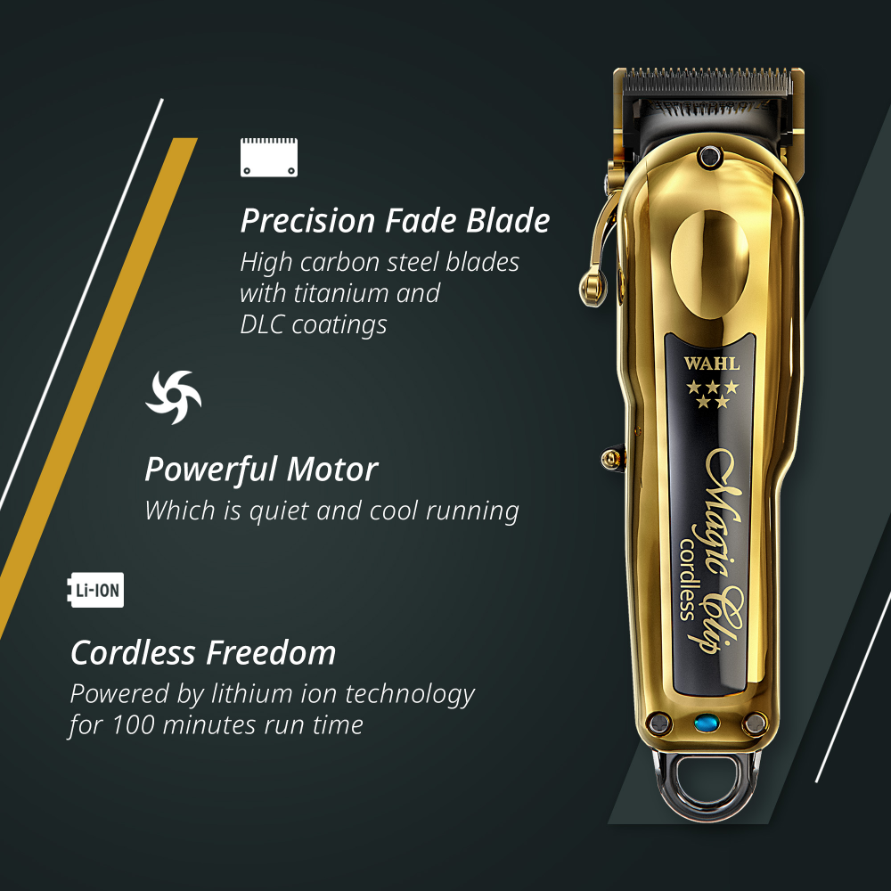 Wahl Professional Magic Clip Cordless Clipper Gold