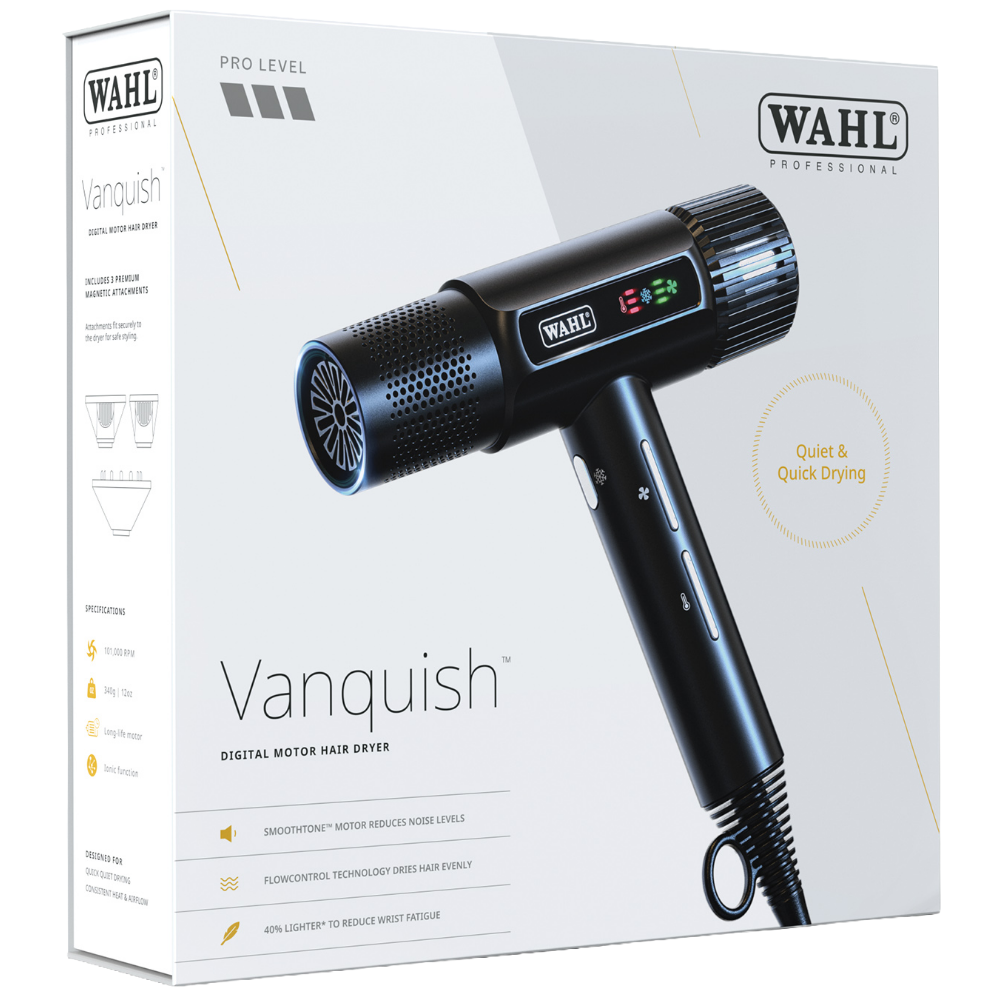 Wahl Professional Vanquish Hair Dryer Black