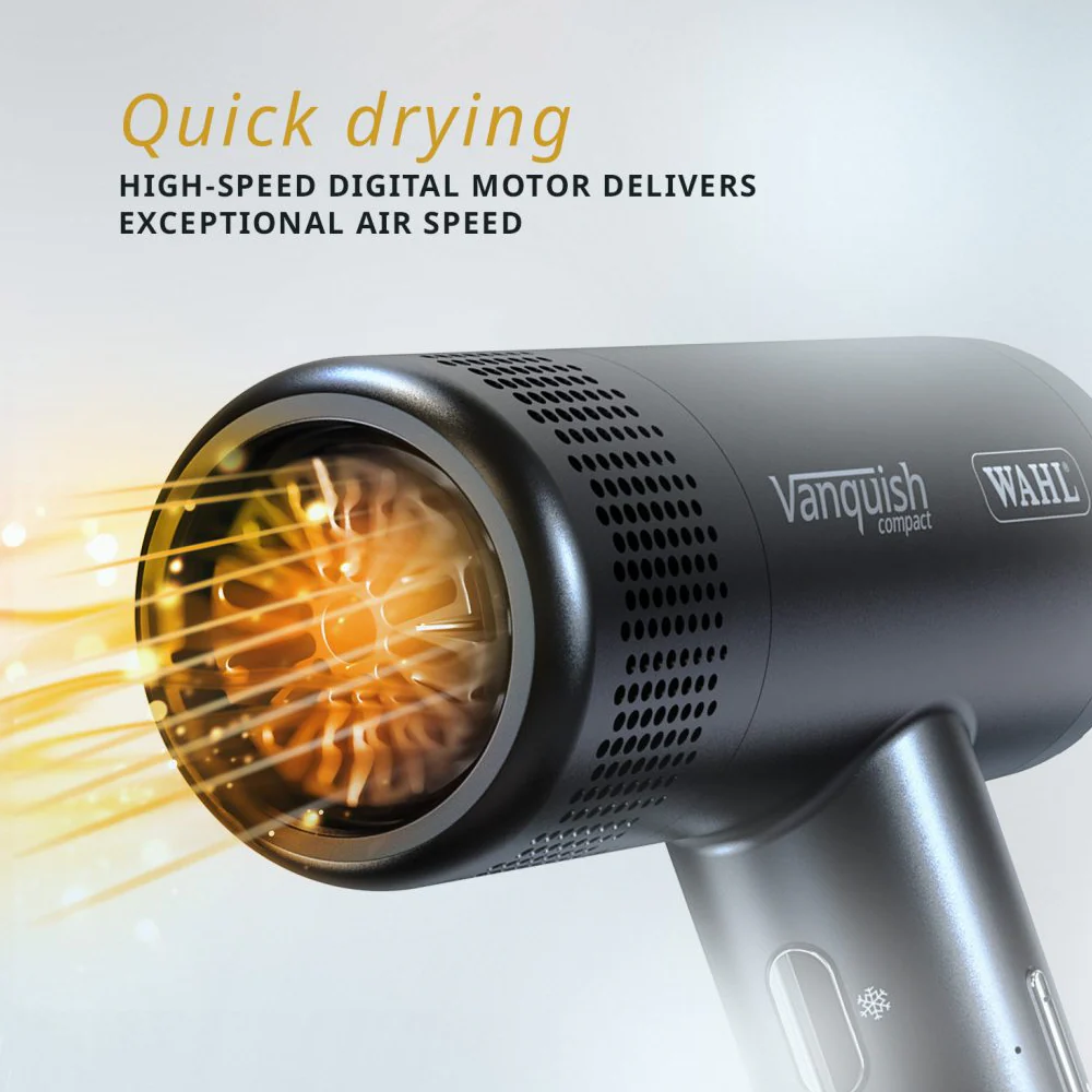 Wahl Professional Vanquish Compact Hair Dryer Black