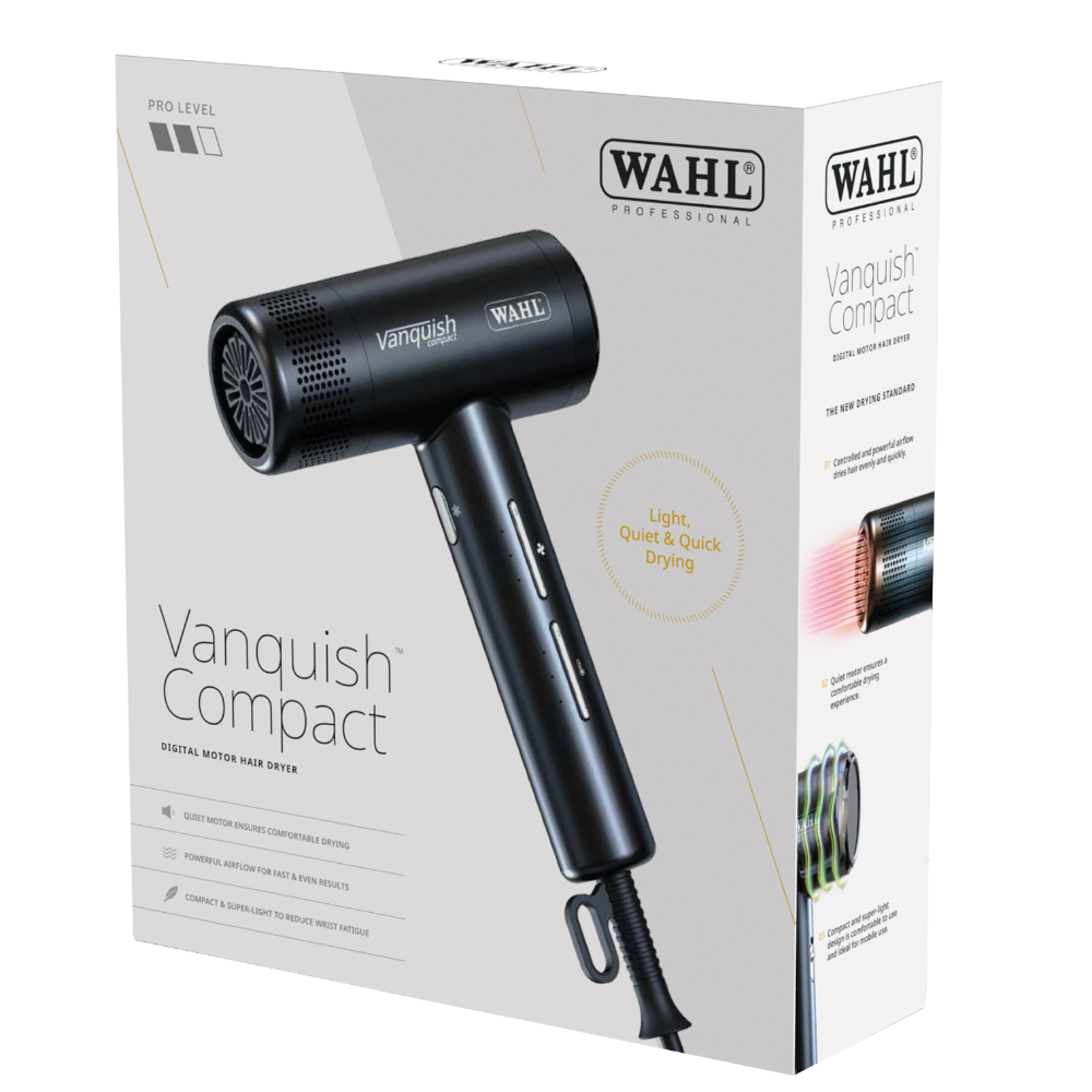 Wahl Professional Vanquish Compact Hair Dryer Black